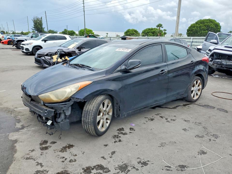 2011 Hyundai Elantra VIN KMHDH4AE5BU084500 COPART salvage auction — FRONT END, FL - CERTIFICATE OF DESTRUCTION, sold $400 on 2026-07-20 (photo 1)