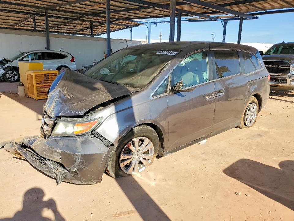 2017 Honda Odyssey VIN 5FNRL5H63HB022186 COPART salvage auction — FRONT END, Az - Cert Of Title - Salvage, sold $1,850 on 2026-07-30 (photo 1)