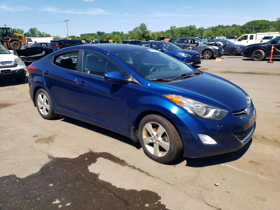 2013 Hyundai Elantra VIN KMHDH4AE2DU503275 COPART salvage auction — SIDE, Ct - Cert Of Title-Salvage, sold $675 on 2026-07-17 (photo 4)