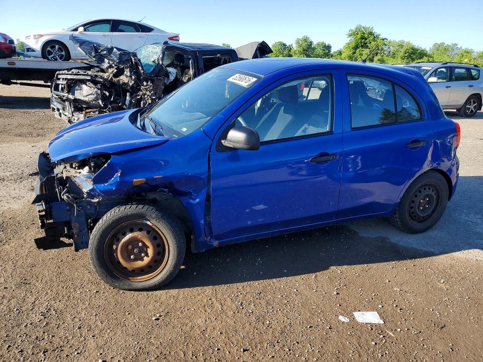 2015 Nissan Micra VIN 3N1CK3CP9FL231835 COPART salvage auction — FRONT END, On - Permit No Brand - Unfit, sold $325 on 2026-07-09 (photo 1)