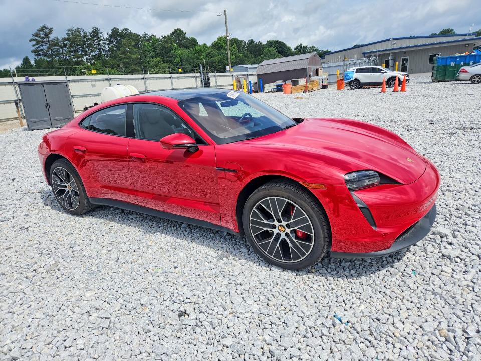 2024 Porsche Taycan VIN WP0AB2Y1XRSA35303 COPART salvage auction — SIDE, Ga - Cert Of Title-Salvage, sold $23,600 on 2026-07-28 (photo 4)