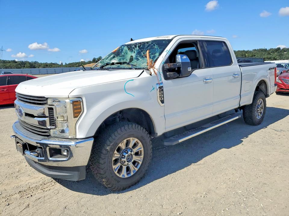 2019 Ford F-250 super duty VIN 1FT7W2B69KEF96676 COPART salvage auction — FRONT END, Ca - Salvage Certificate, sold $6,600 on 2026-07-10 (photo 1)