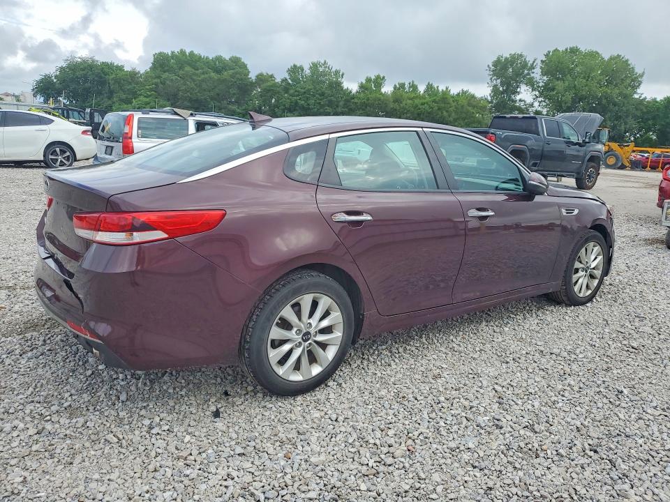 2017 Kia VIN 5XXGT4L34HG155227 COPART salvage auction — FRONT END, Ia - Cert Of Title-Salvage Title, sold $2,150 on 2026-07-17 (photo 3)