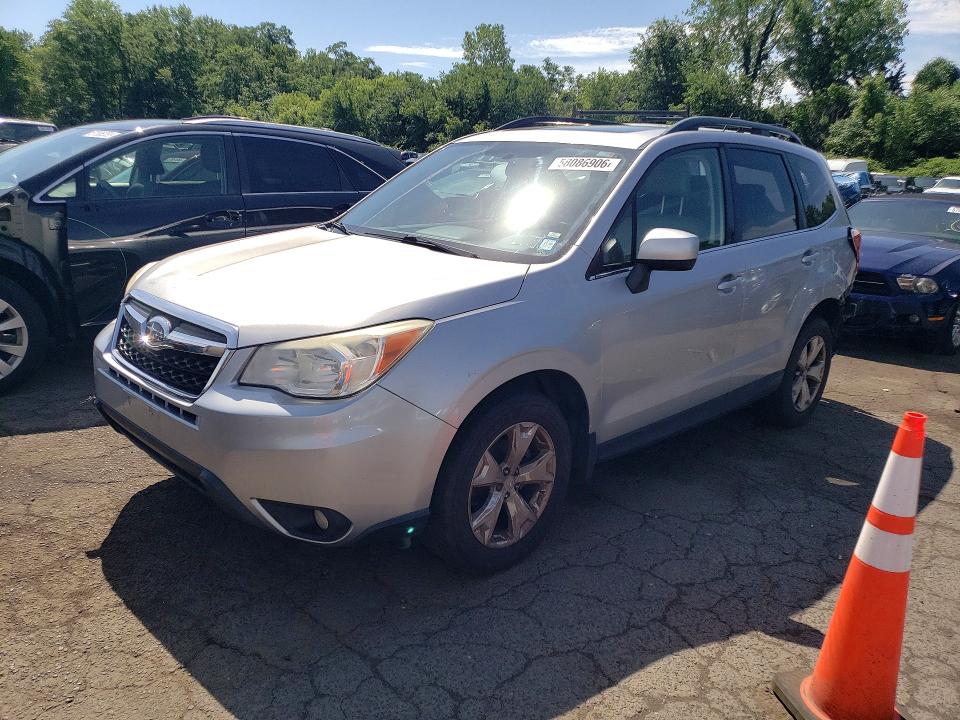 2014 Subaru Forester VIN JF2SJAJC3EH431303 COPART salvage auction — REAR END, Ct - Cert Of Title-Salvage, sold $475 on 2026-07-10 (photo 1)