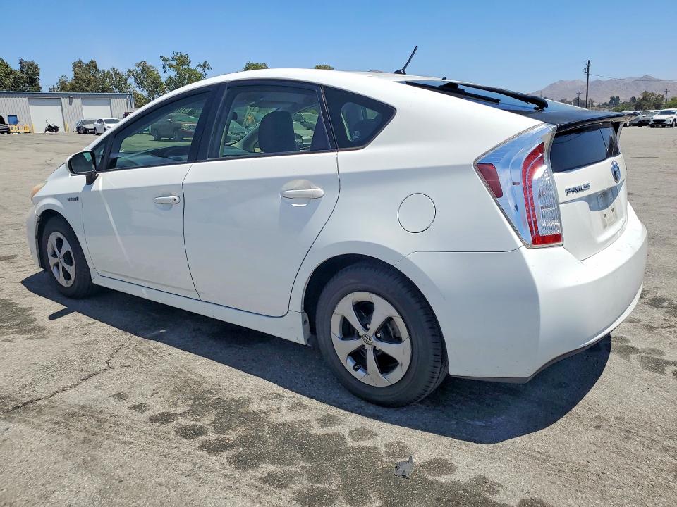2013 Toyota Prius VIN JTDKN3DU0D1625667 COPART salvage auction — FRONT END, Ca - Salvage Certificate, sold $2,750 on 2026-07-16 (photo 2)