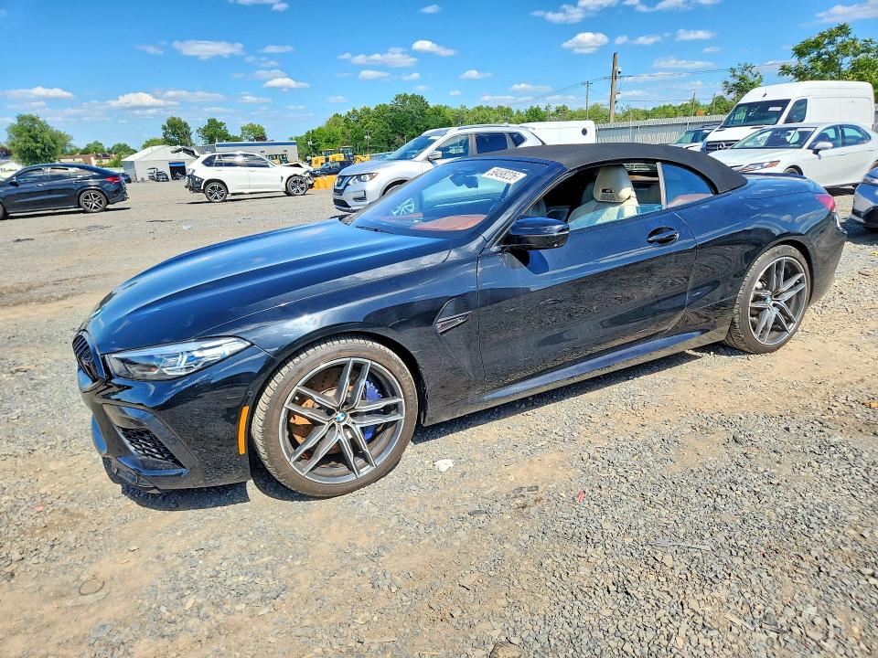 2020 BMW M8 VIN WBSDZ0C08LBM09464 COPART salvage auction — WATER/FLOOD, Nj - Cert Of Title-Salvage Flood, sold $27,500 on 2026-07-07 (photo 1)
