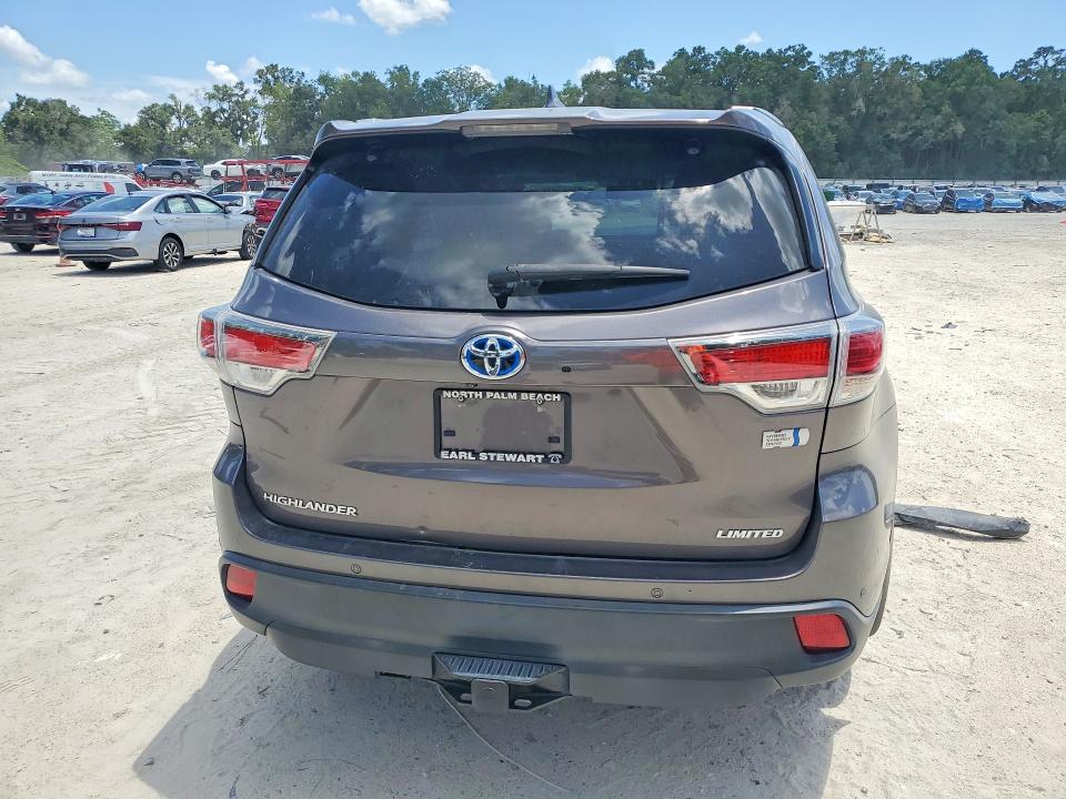 2015 Toyota VIN 5TDDCRFH8FS008489 COPART salvage auction — FRONT END, FL - CERT OF TITLE SLVG REBUILDABLE, sold $275 on 2026-07-21 (photo 6)
