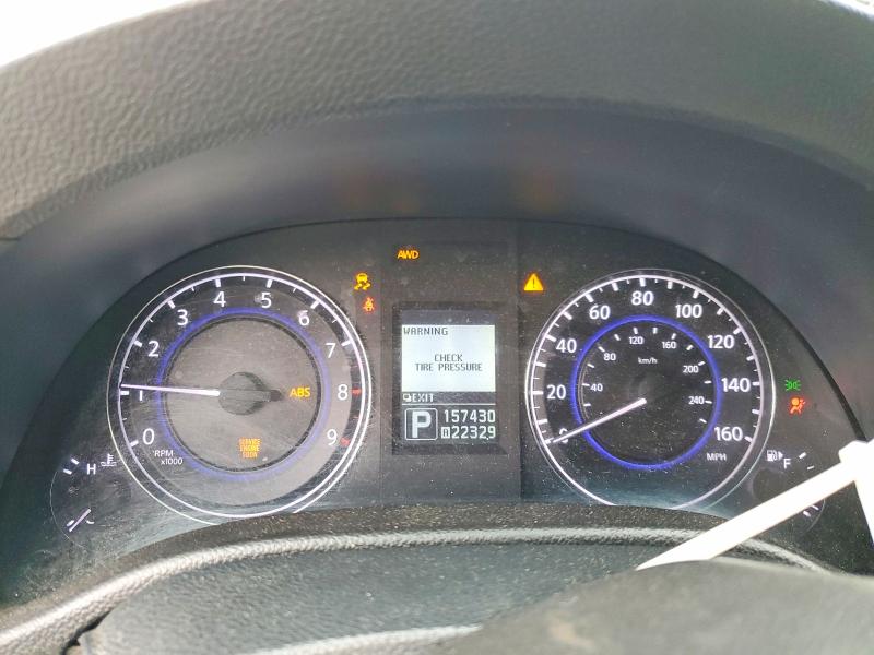 2011 Infiniti G37 VIN JN1CV6AR4BM410135 COPART salvage auction — FRONT END, Ny - Mv-907A Salvage Certificate, sold $425 on 2026-07-06 (photo 9)