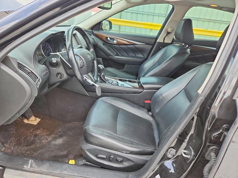 2015 Infiniti Q50 VIN JN1BV7AR5FM407591 COPART salvage auction — WATER/FLOOD, TX - SALVAGE TITLE-FLOOD DAMAGE (P), sold $775 on 2026-07-17 (photo 7)