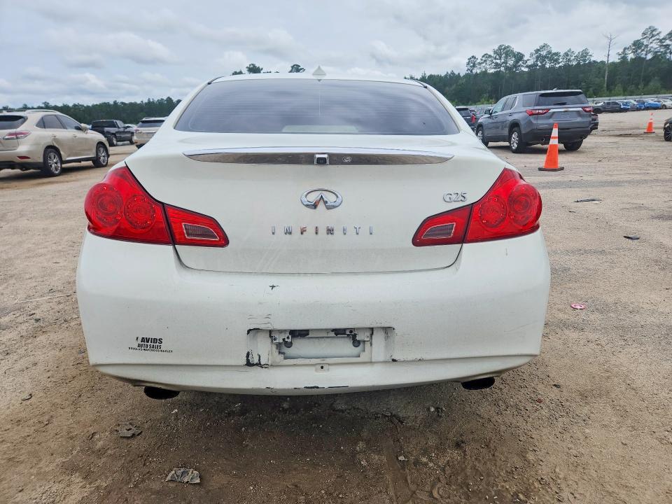 2012 Infiniti VIN JN1DV6APXCM811757 COPART salvage auction — FRONT END, Sc - Cert Of Title-Salvage, sold $275 on 2026-07-27 (photo 6)
