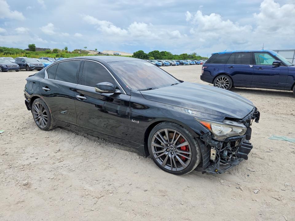 2016 Infiniti Q50 VIN JN1FV7AP6GM420951 COPART salvage auction — FRONT END, Fl - Cert Of Title Slvg Rebuildable, sold $4,850 on 2026-07-16 (photo 4)