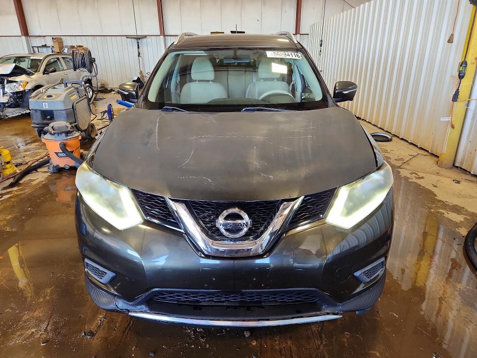 2015 Nissan Rogue VIN KNMAT2MT9FP508818 COPART salvage auction — SIDE, Pa - Cert Of Salv-R=Reconstructed, sold $1,300 on 2026-07-07 (photo 5)
