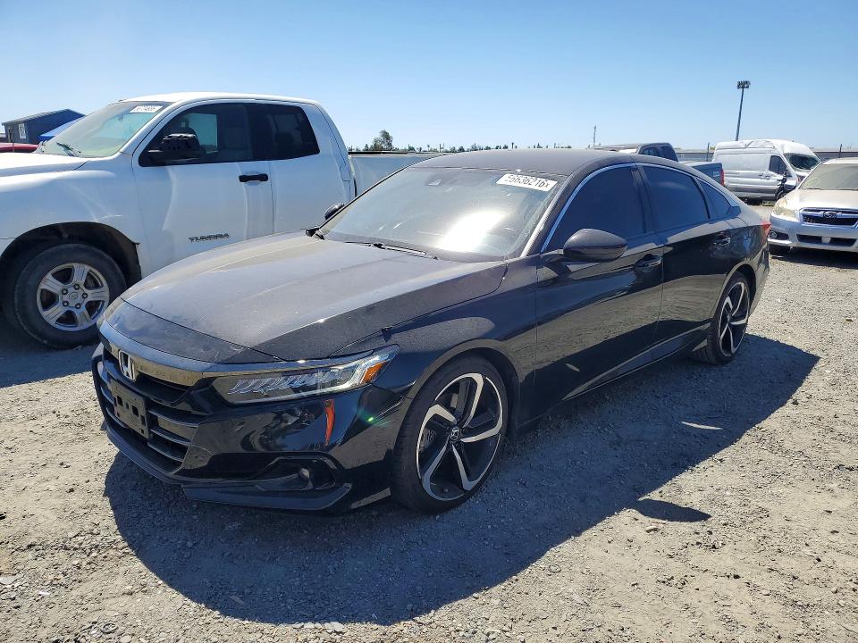 2022 Honda Accord VIN 1HGCV1F32NA113750 COPART salvage auction — VANDALISM, Ca - Salvage Certificate, sold $10,900 on 2026-07-09 (photo 1)