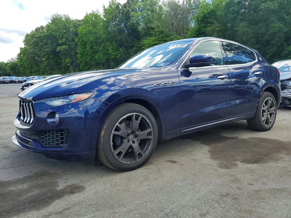 2019 Maserati Levante VIN ZN661XUA2KX309335 COPART salvage auction — FRONT END, Nj - Cert Of Title-Salvage, sold $8,100 on 2026-07-14 (photo 1)
