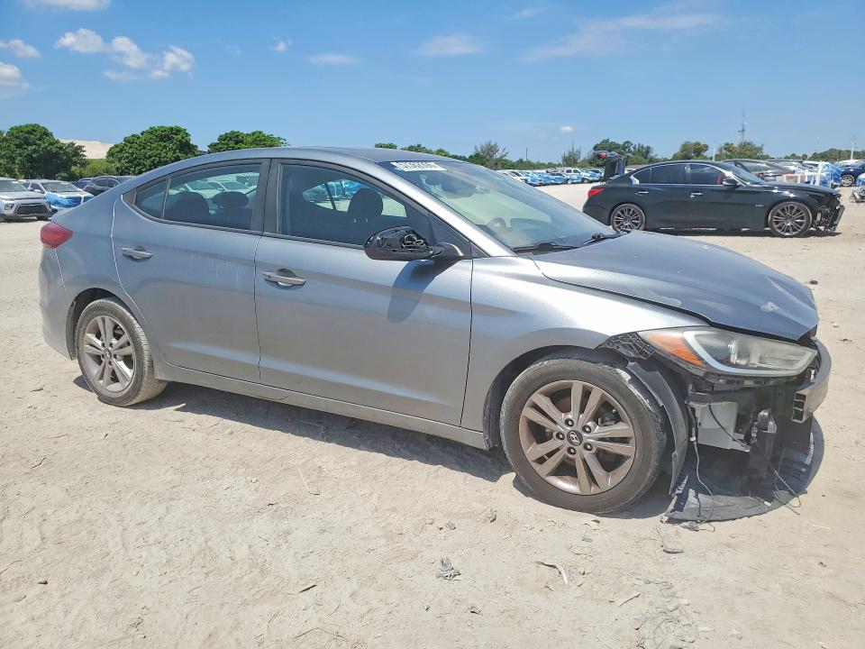 2018 Hyundai Elantra VIN KMHD84LF3JU511709 COPART salvage auction — FRONT END, FL - CERT OF TITLE SLVG REBUILDABLE, sold $1,350 on 2026-07-28 (photo 4)