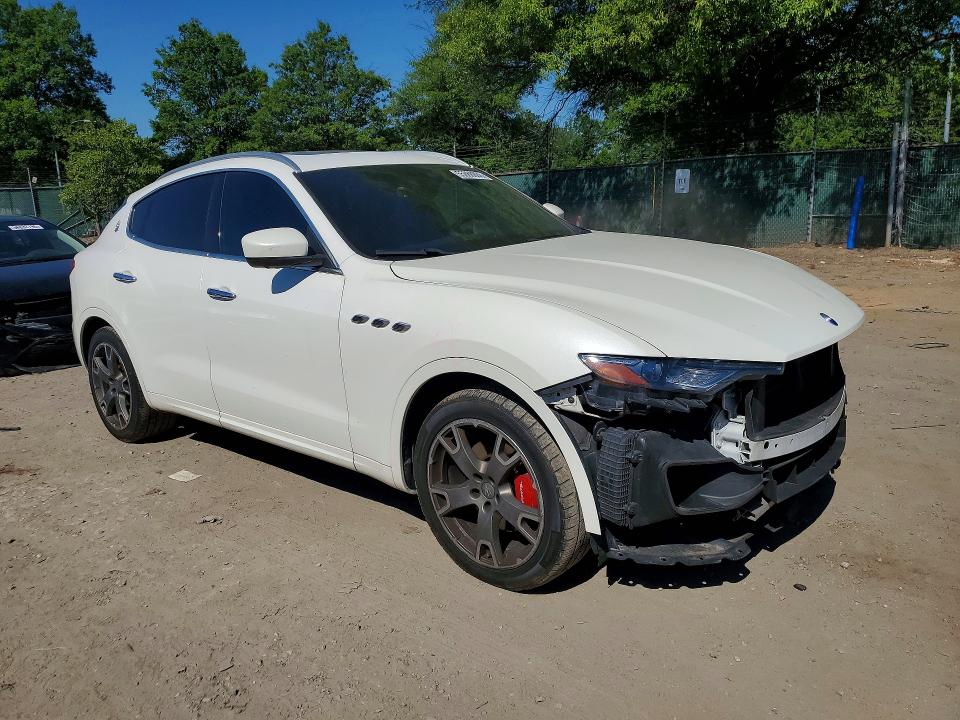 2017 Maserati Levante VIN ZN661XUL2HX248109 COPART salvage auction — FRONT END, Md - Cert Of Salvage > 75% Damage, sold $4,550 on 2026-07-14 (photo 4)
