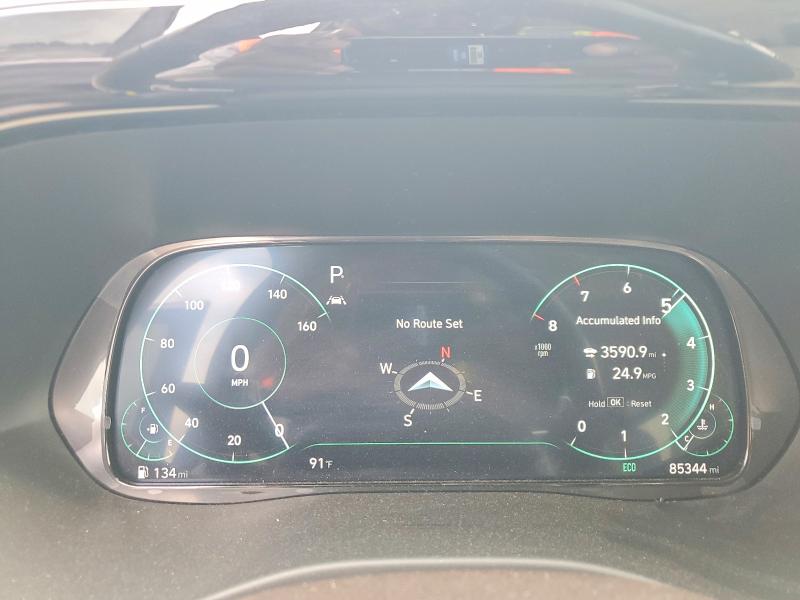 2020 Hyundai VIN KM8R54HE3LU142559 COPART salvage auction — REAR END, TX - SALVAGE VEHICLE TITLE (P), sold $9,100 on 2026-07-16 (photo 9)