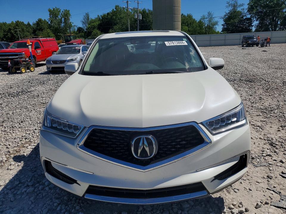 2019 Acura Mdx VIN 5J8YD4H50KL014756 COPART salvage auction — REAR END, Mi - Certificate Of Title, sold $4,600 on 2026-07-09 (photo 5)