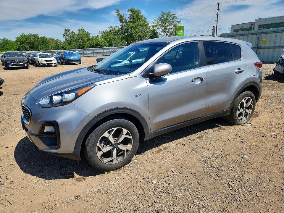 2022 Kia Sportage VIN KNDPMCAC3N7974552 COPART salvage auction — VANDALISM, Il - Salvage Certificate, sold $7,000 on 2026-07-15 (photo 1)