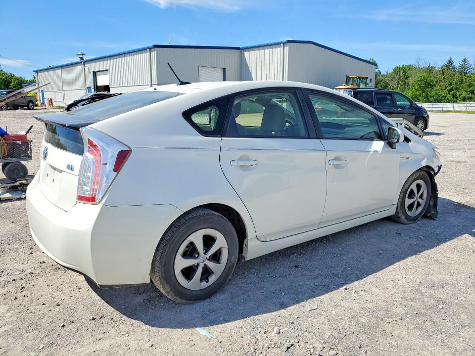2014 Toyota Prius VIN JTDKN3DU8E0356552 COPART salvage auction — FRONT END, Ny - Mv-907A Salvage Certificate, sold $1,800 on 2026-07-20 (photo 3)