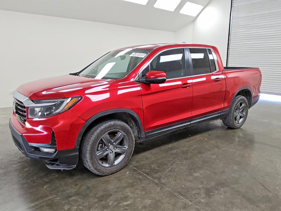2023 Honda Ridgeline VIN 5FPYK3F58PB041819 COPART salvage auction — FRONT END, Tx - Certificate Of Title, sold $5,400 on 2026-07-09 (photo 1)