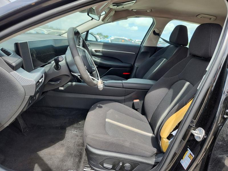 2025 Hyundai Sonata VIN KMHL64JAXSA482107 COPART salvage auction — FRONT END, Ca - Certificate Of Title, sold $9,400 on 2026-07-28 (photo 7)