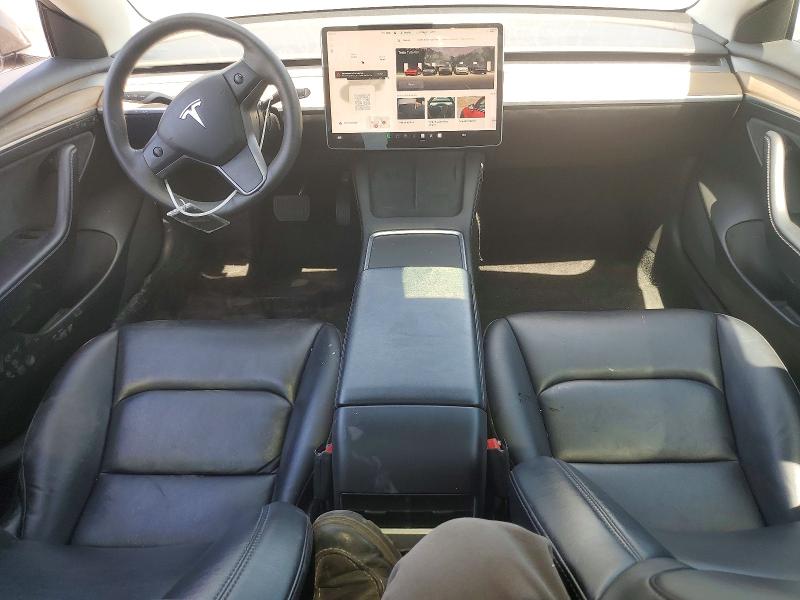 2022 Tesla Model 3 VIN 5YJ3E1EA8NF289689 COPART salvage auction — FRONT END, CA - SALVAGE CERTIFICATE, sold $3,100 on 2026-07-28 (photo 8)