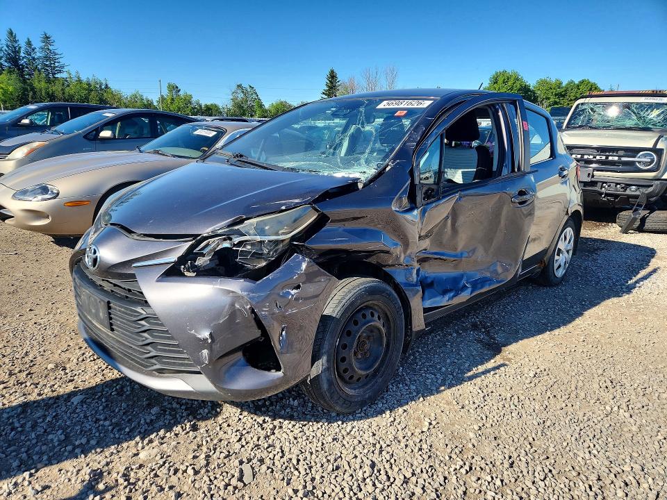 2018 Toyota Yaris VIN VNKKTUD34JA087612 COPART salvage auction — SIDE, ON - PERMIT NO BRAND - UNFIT, sold $2,900 on 2026-07-14 (photo 1)