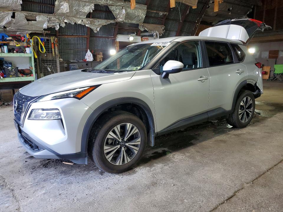 2023 Nissan Rogue VIN JN8BT3BB4PW465263 COPART salvage auction — REAR END, Ny - Mv-907A Salvage Certificate, sold $3,700 on 2026-07-27 (photo 1)