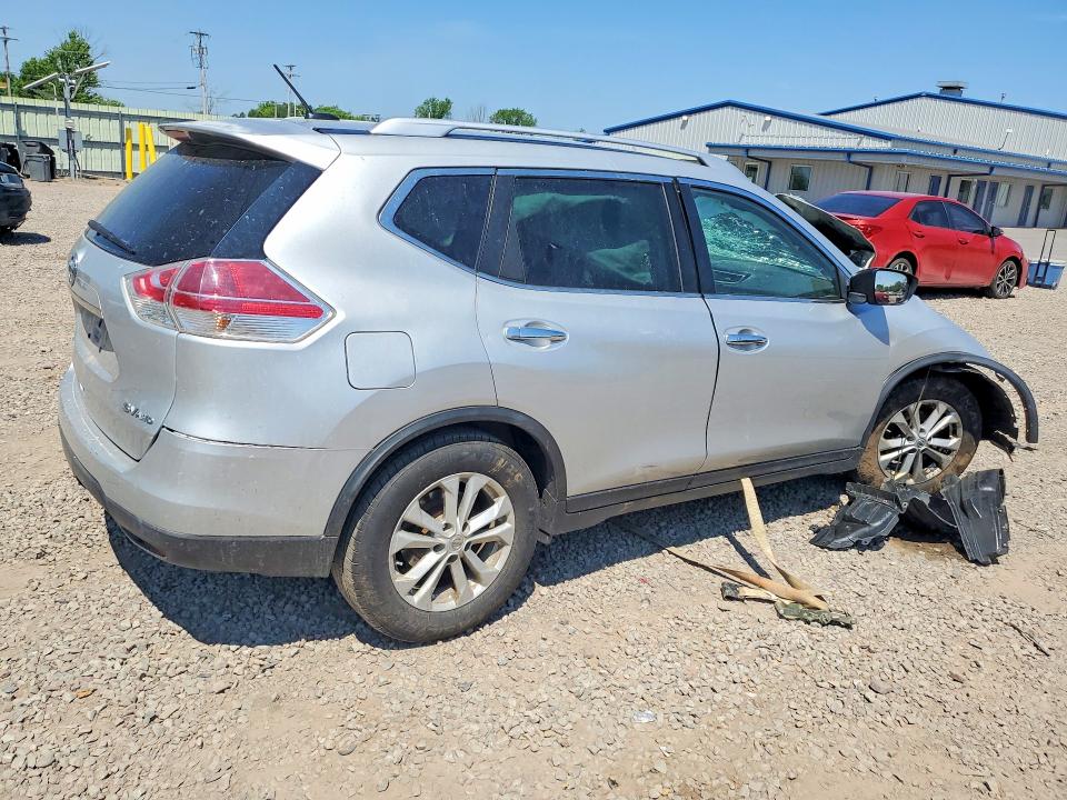 2015 Nissan Rogue VIN KNMAT2MV0FP519191 COPART salvage auction — FRONT END, NY - MV-907A SALVAGE CERTIFICATE, sold $425 on 2026-07-06 (photo 3)