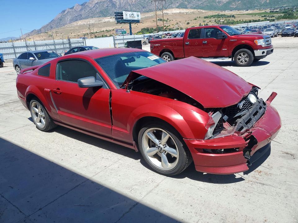 2008 Ford Mustang VIN 1ZVHT82H085187229 COPART salvage auction — FRONT END, Ut - Salvage Certificate, sold $875 on 2026-07-27 (photo 4)