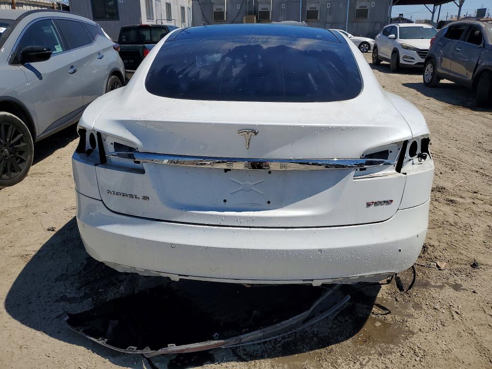 2016 Tesla Model s VIN 5YJSA1E40GF134171 COPART salvage auction — FRONT END, Ca - Salvage Certificate (P), sold $675 on 2026-07-27 (photo 6)