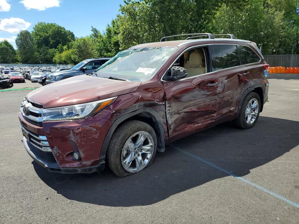 2017 Toyota VIN 5TDDZRFH7HS433879 COPART salvage auction — ROLLOVER, Or - Salvage Title Certificate, sold $6,500 on 2026-07-22 (photo 1)