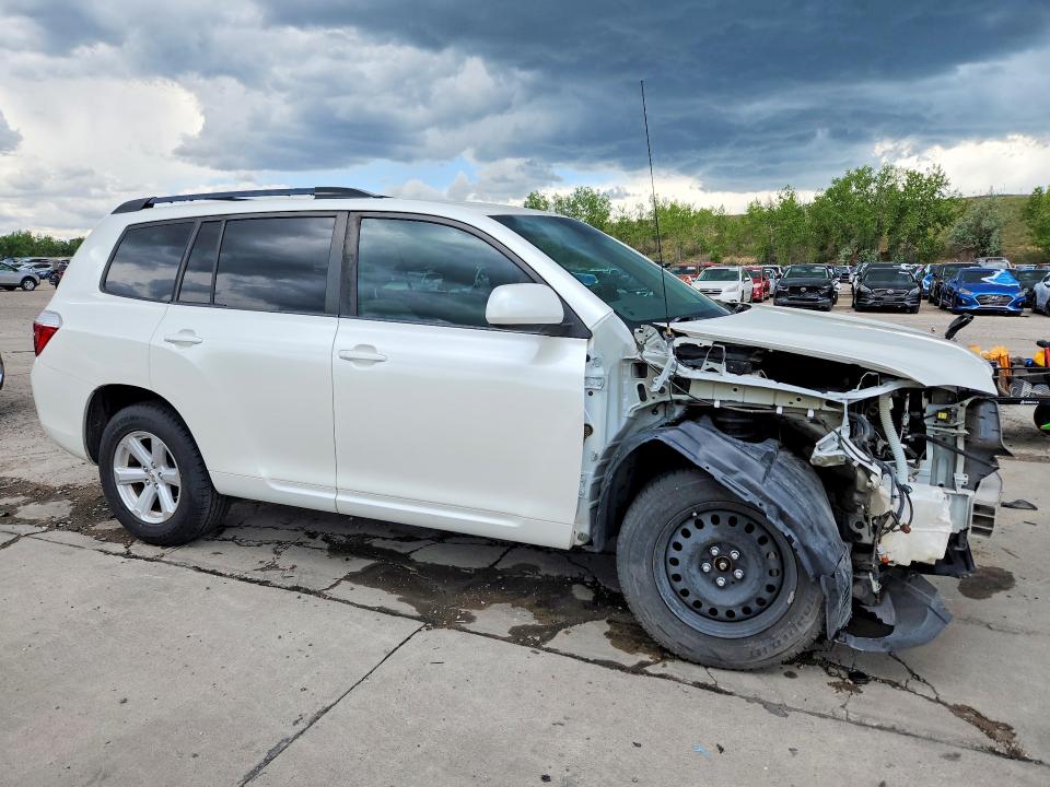 2010 Toyota Highlander VIN 5TDZA3EH1AS006845 COPART salvage auction — FRONT END, Az - Cert Of Title - Salvage, sold $1,200 on 2026-07-06 (photo 4)