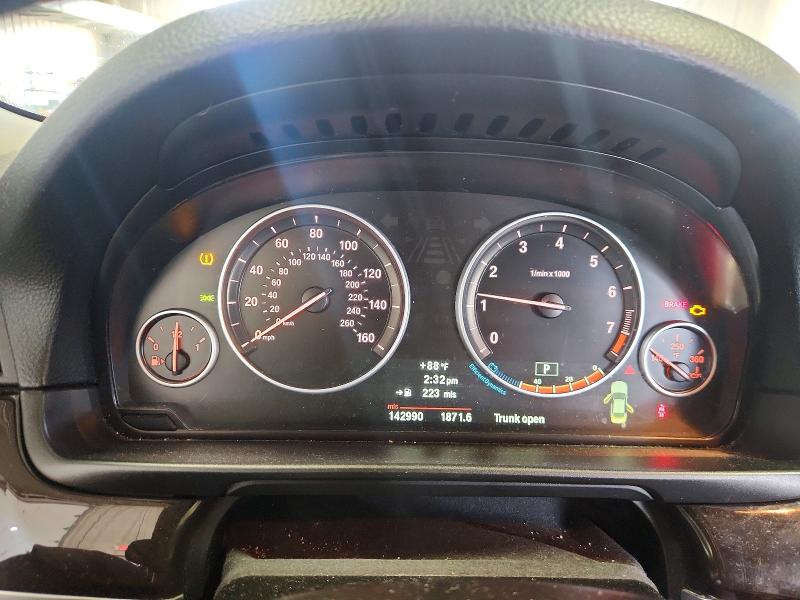 2013 BMW 5er VIN WBAFU7C59DDU71980 COPART salvage auction — MINOR DENT/SCRATCHES, Wi - Certificate Of Title, sold $775 on 2026-07-13 (photo 9)