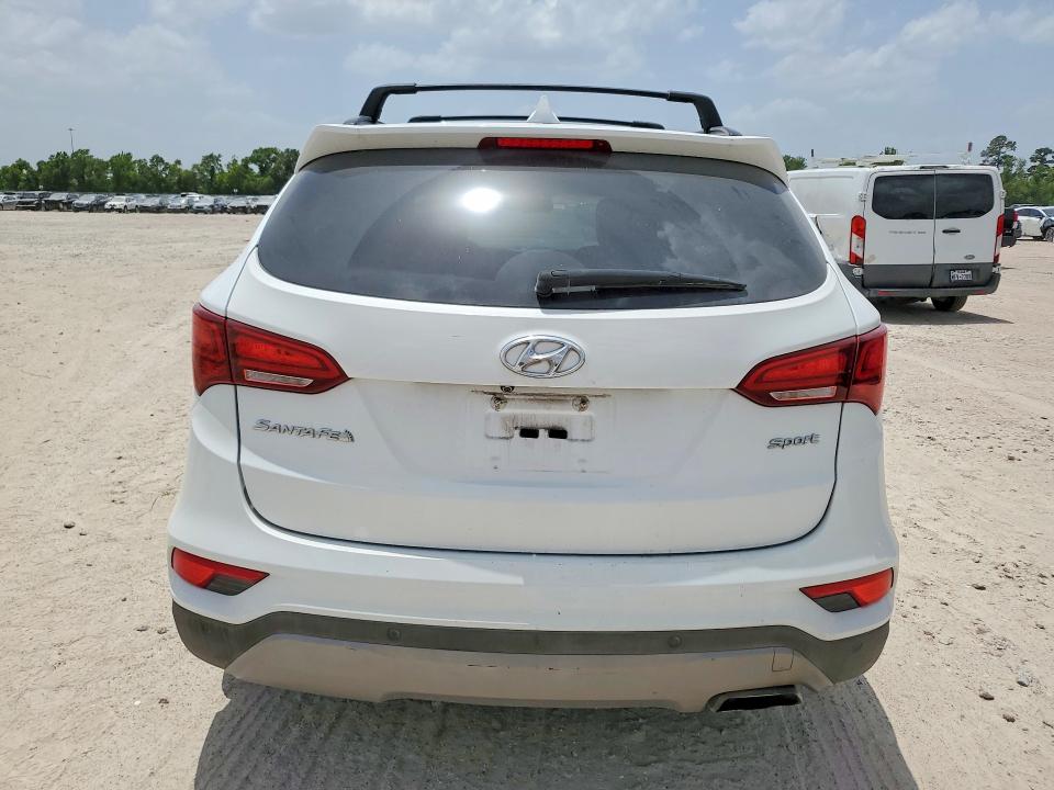 2017 Hyundai Santa fe VIN 5XYZU3LB3HG415250 COPART salvage auction — NORMAL WEAR, Tx - Certificate Of Title, sold $3,400 on 2026-07-02 (photo 6)