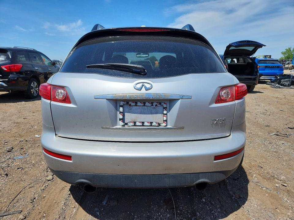 2008 Infiniti Fx35 VIN JNRAS08W98X206265 COPART salvage auction — SIDE, Il - Salvage Certificate, sold $400 on 2026-07-10 (photo 6)