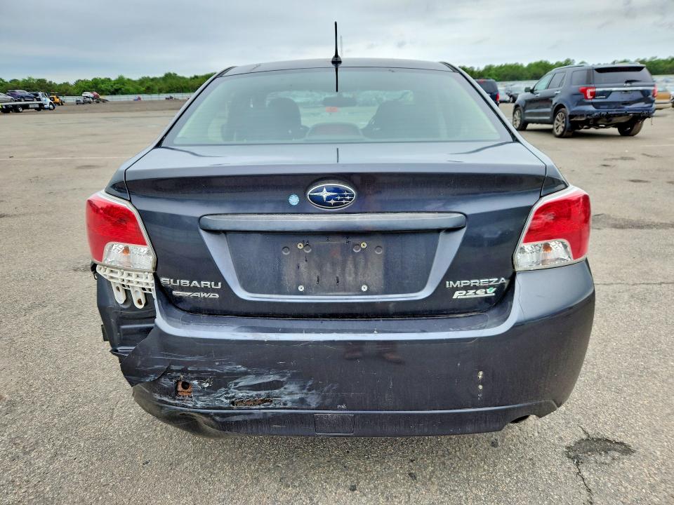 2012 Subaru Impreza VIN JF1GJAD68CH014854 COPART salvage auction — FRONT END, Ny - Mv-907A Salvage Certificate, sold $425 on 2026-07-06 (photo 6)
