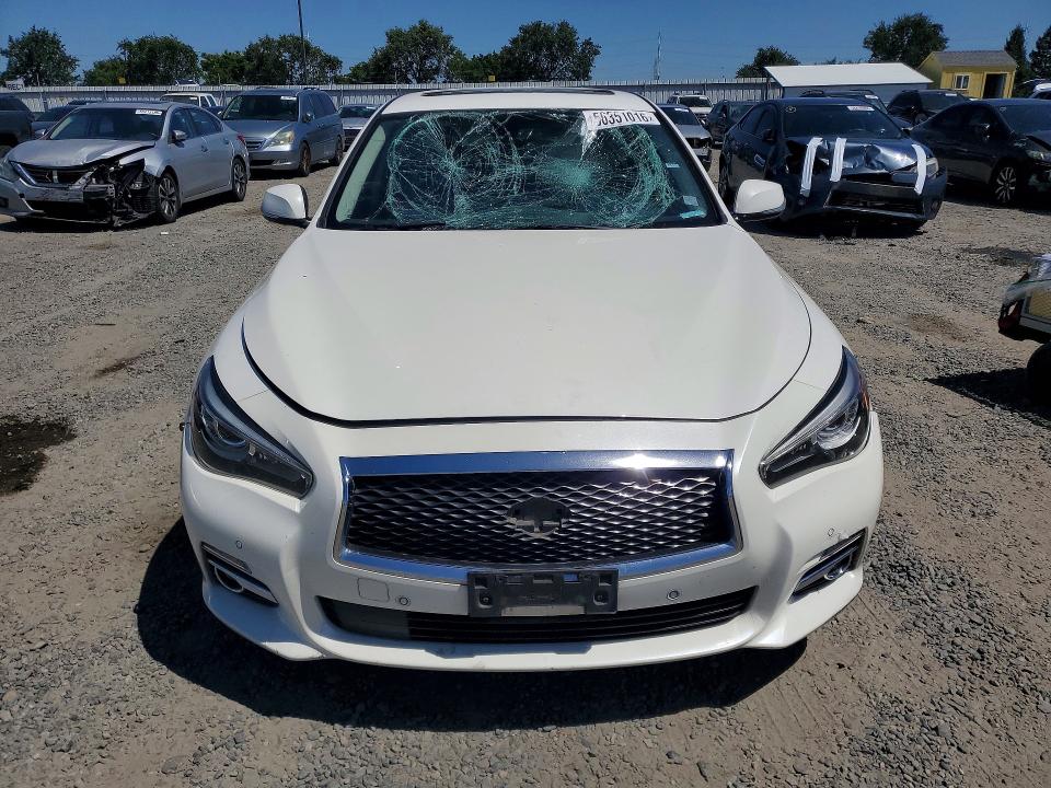 2016 Infiniti Q50 VIN JN1EV7AR3GM345073 COPART salvage auction — VANDALISM, Ca - Salvage Certificate, sold $2,050 on 2026-07-14 (photo 5)