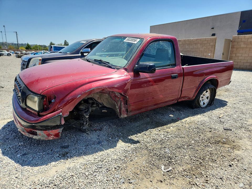 2004 Toyota Tacoma VIN 5TENL42N64Z402222 COPART salvage auction — FRONT END, Ca - Salvage Certificate, sold $975 on 2026-07-08 (photo 1)
