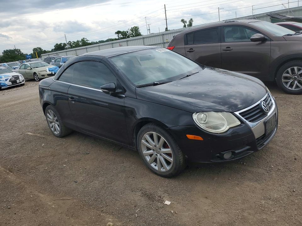 2009 Volkswagen Eos VIN WVWBA71F99V014075 COPART salvage auction — HAIL, Mo - Salvage Certificate Of Title, sold $875 on 2026-07-10 (photo 4)