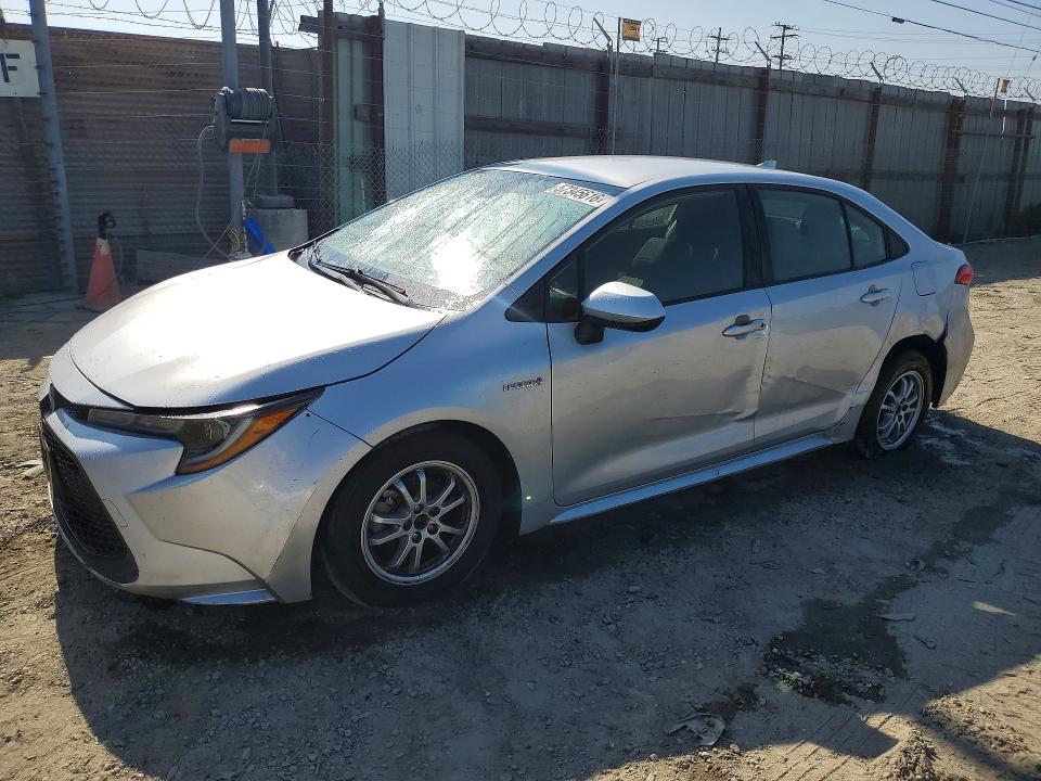 2020 Toyota Corolla VIN JTDEBRBE4LJ027603 COPART salvage auction — SIDE, Salvage Title, sold $4,000 on 2026-07-26 (photo 1)