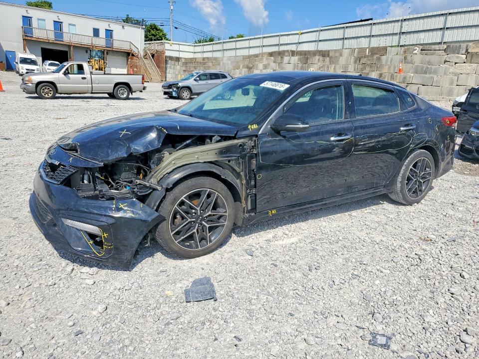 2020 Kia Optima VIN 5XXGT4L35LG430693 COPART salvage auction — FRONT END, Ky - Cert Of Title-Salvage, sold $2,250 on 2026-07-17 (photo 1)
