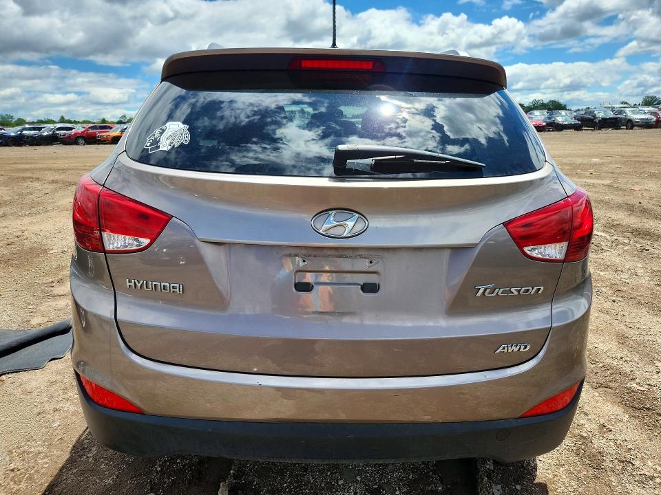 2012 Hyundai VIN KM8JUCAC1CU461686 COPART salvage auction — FRONT END, Il - Salvage Certificate, sold $750 on 2026-07-28 (photo 6)