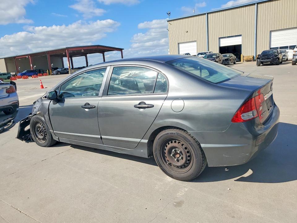 2010 Honda Civic VIN 2HGFA1F35AH314742 COPART salvage auction — DAMAGE HISTORY, Tx - Salvage Vehicle Title, sold $650 on 2026-07-02 (photo 2)