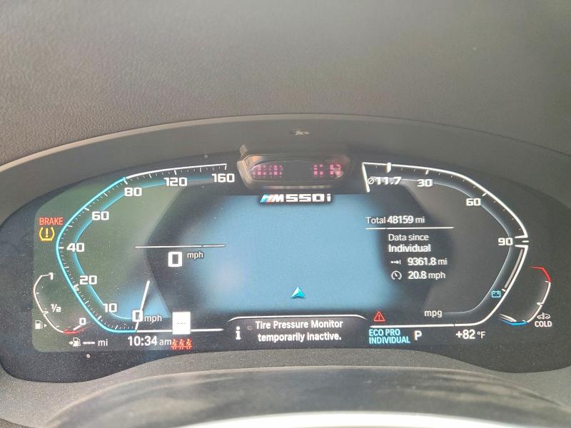 2021 BMW M5 VIN WBA13BK0XMCF38083 COPART salvage auction — SIDE, Ny - Mv-907A Salvage Certificate, sold $18,200 on 2026-07-28 (photo 9)