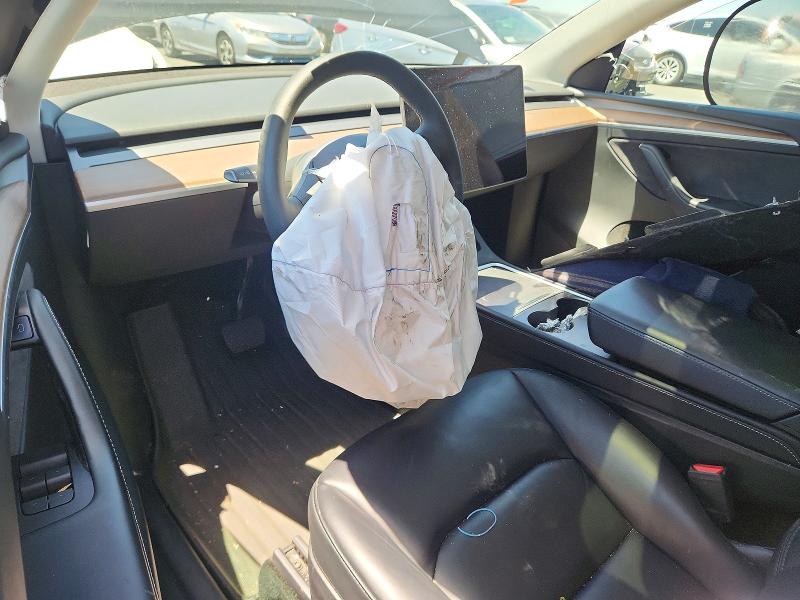 2024 Tesla Model y VIN 7SAYGDED4RF202522 COPART salvage auction — FRONT END, Ca - Salvage Certificate, sold $2,200 on 2026-07-08 (photo 8)