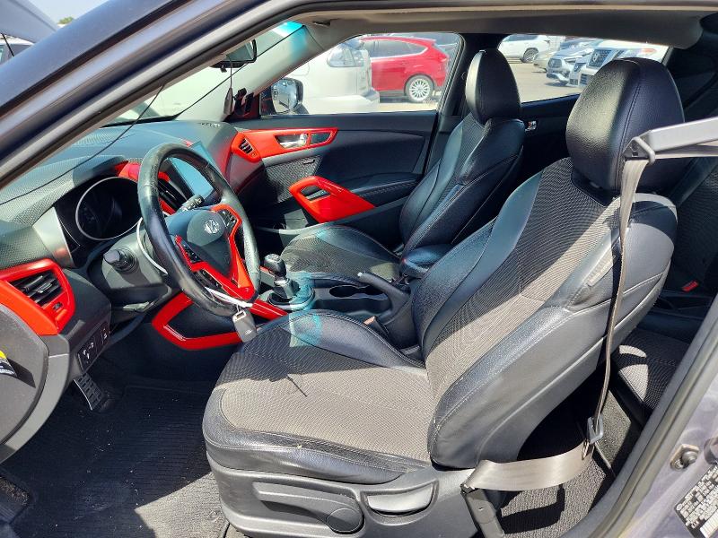 2012 Hyundai Veloster VIN KMHTC6AD6CU081782 COPART salvage auction — SIDE, Tx - Salvage Vehicle Title, sold $1,000 on 2026-07-06 (photo 7)