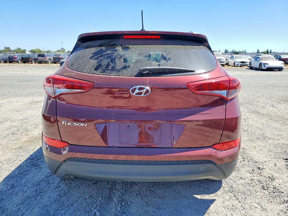 2016 Hyundai Tucson VIN KM8J33A41GU238260 COPART salvage auction — FRONT END, CA - CERT OF TITLE-SALVAGED (P), sold $2,550 on 2026-07-28 (photo 6)