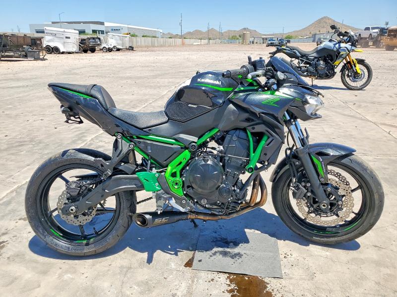 2025 Kawasaki Er VIN ML5EREN12SDAF6813 COPART salvage auction — FRONT END, AZ - CERT OF TITLE - SALVAGE, sold $225 on 2026-07-23 (photo 1)